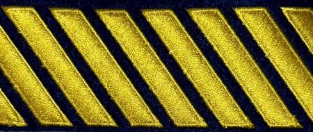 MEDIUM GOLD on NAVY Hash Marks - 1 Hash Mark Length Each